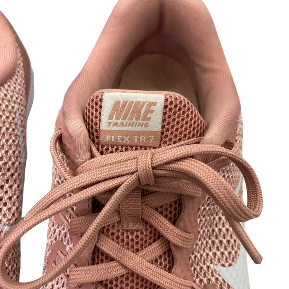 Nike Flex Trainer‎ 7 Running Shoes Women’s RUST PINK Size 9 - Picture 9 of 11